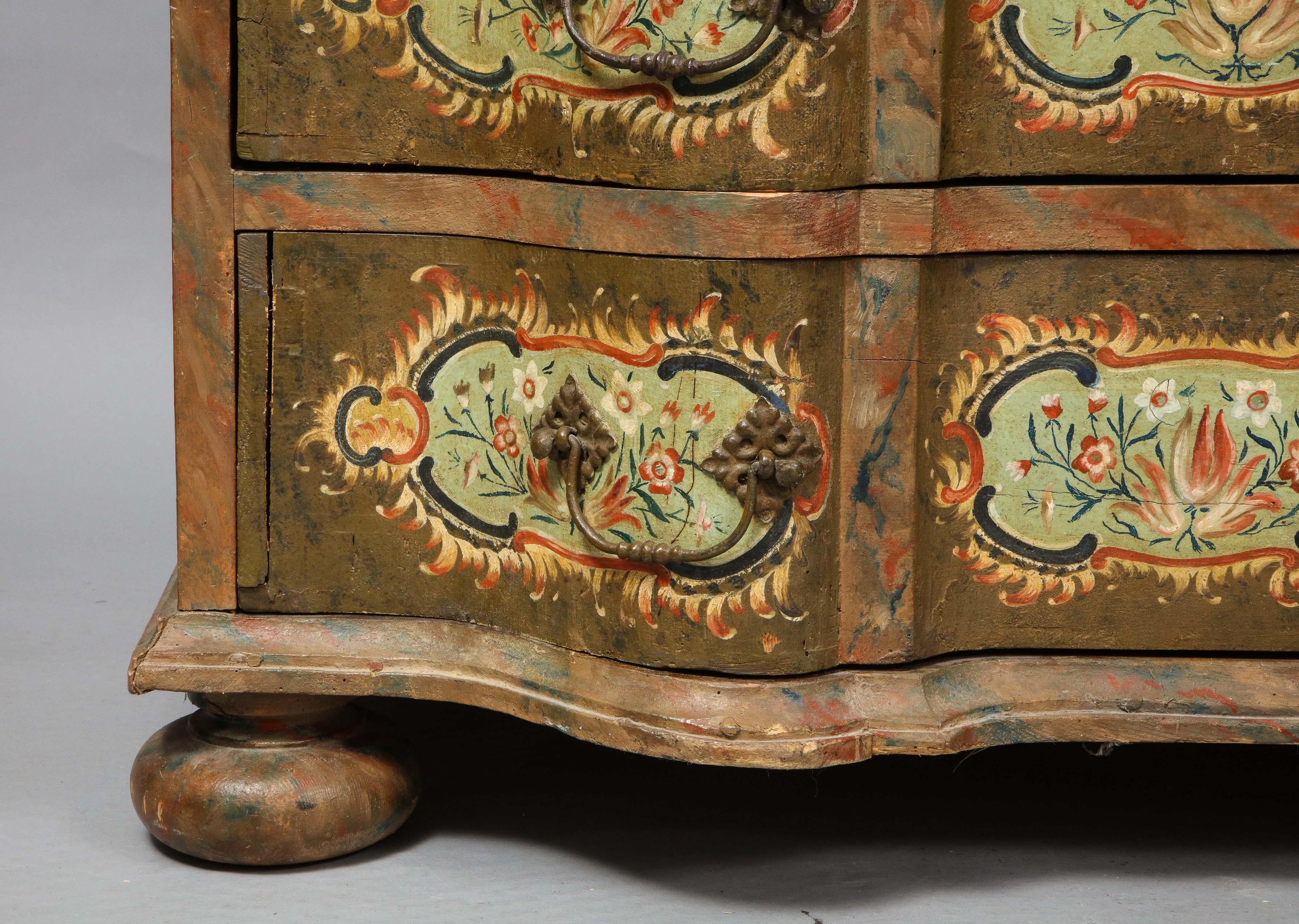 18th Century Tyrolean Painted Commode