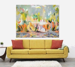 Dystopia - original oversized abstract oil painting by Tyrone Layne