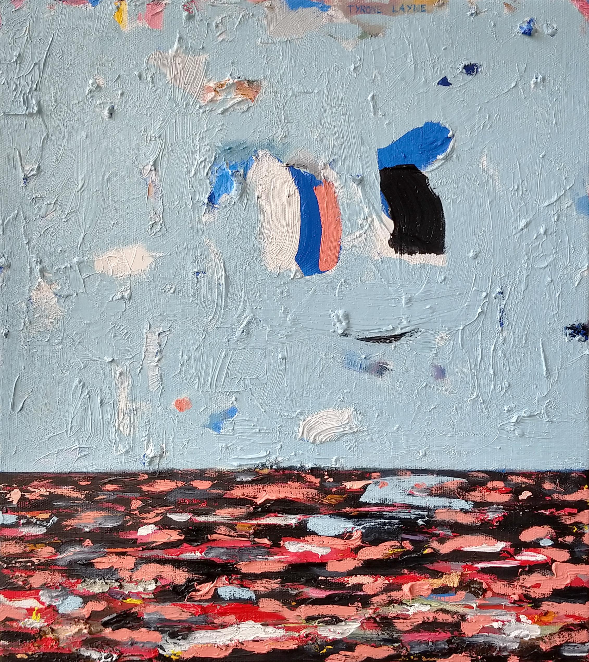 Tyrone Layne New Day original abstract oil painting by Tyrone Layne