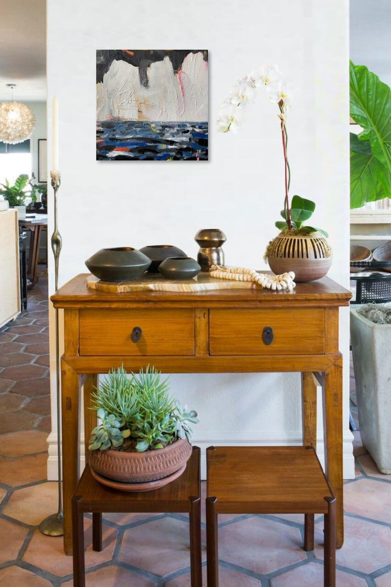 Tyrone Layne North Pole original abstract oil painting by Tyrone