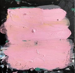 Pink - original abstract oil painting by Tyrone Layne