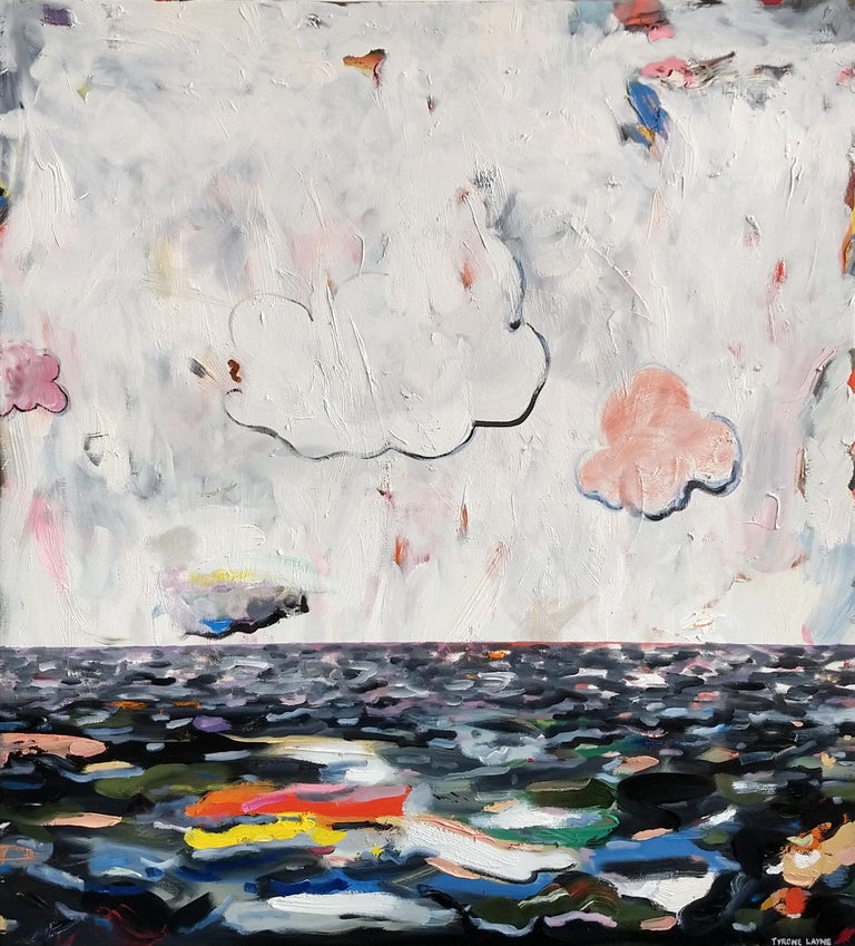 Tyrone Layne Seascape IV original abstract oil painting by Tyrone