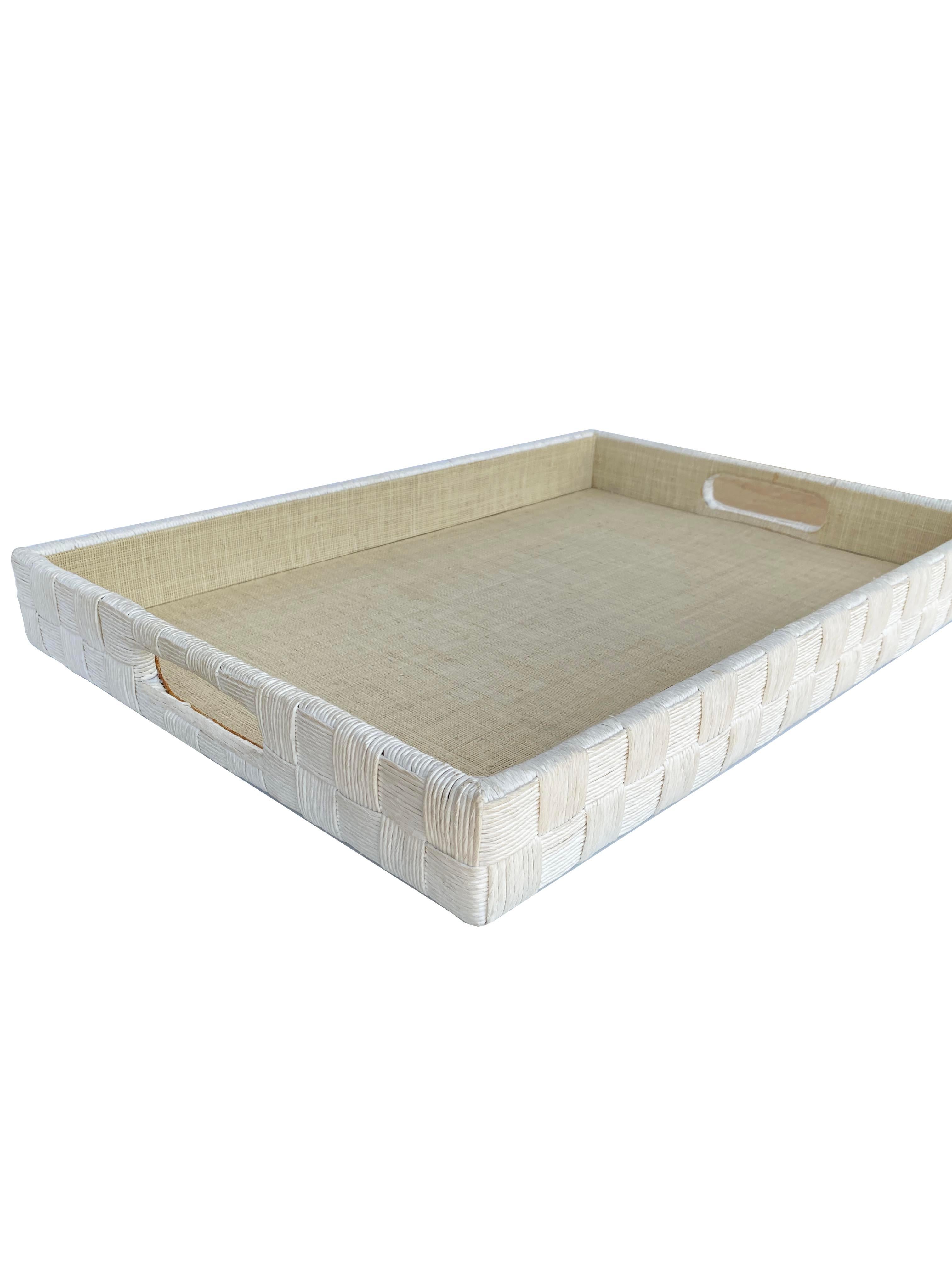 Tytus White Basketweave Raffia Tray.

We know, it’s hard to find, one-of-a-kind pieces! Shop our listings for new inventory, curated from an Interior Architect and Designer’s POV. THE TASTEMAKER SHOPPE offers an exclusive mix of ‘new & old’