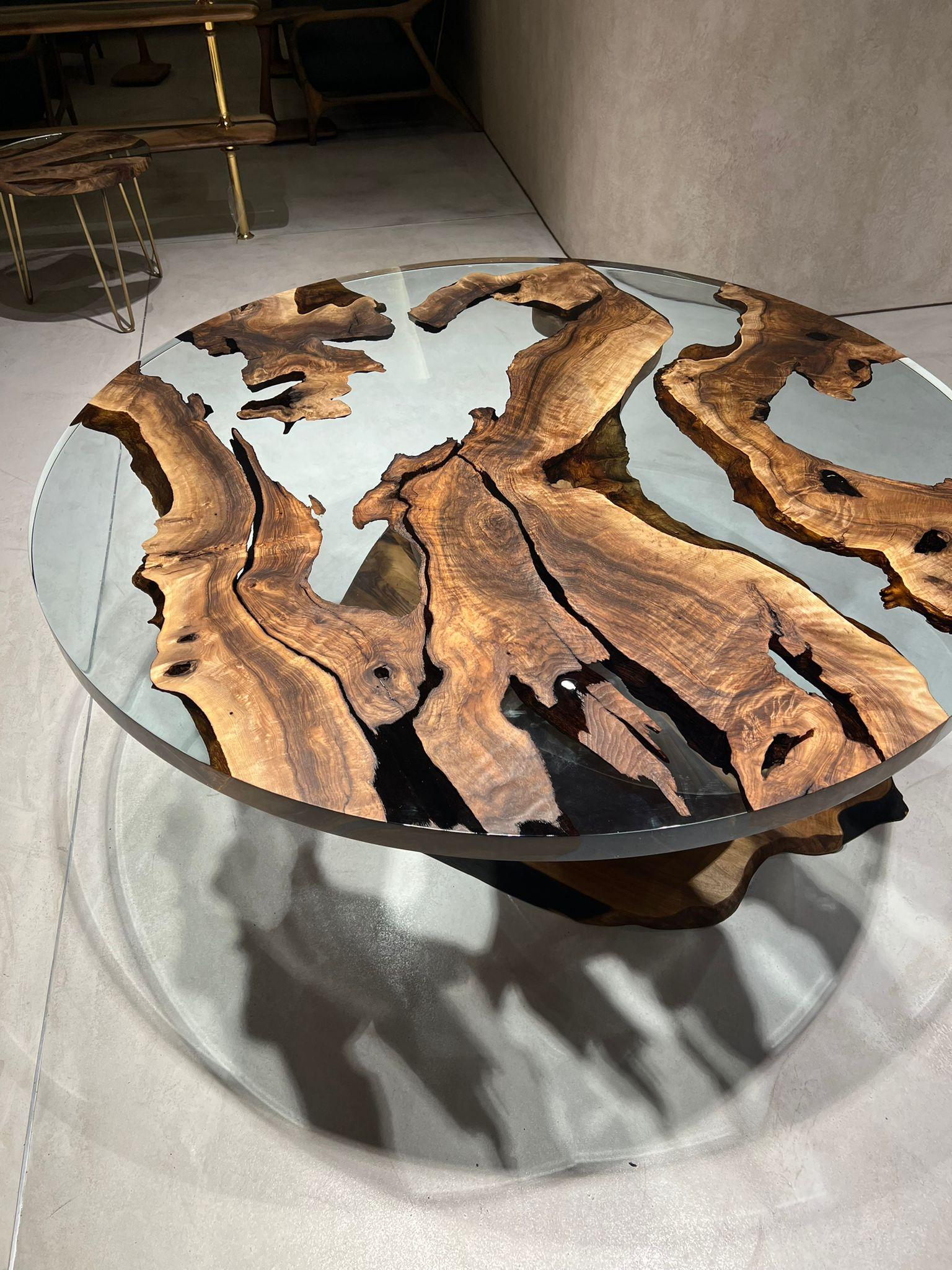 epoxy resin round table