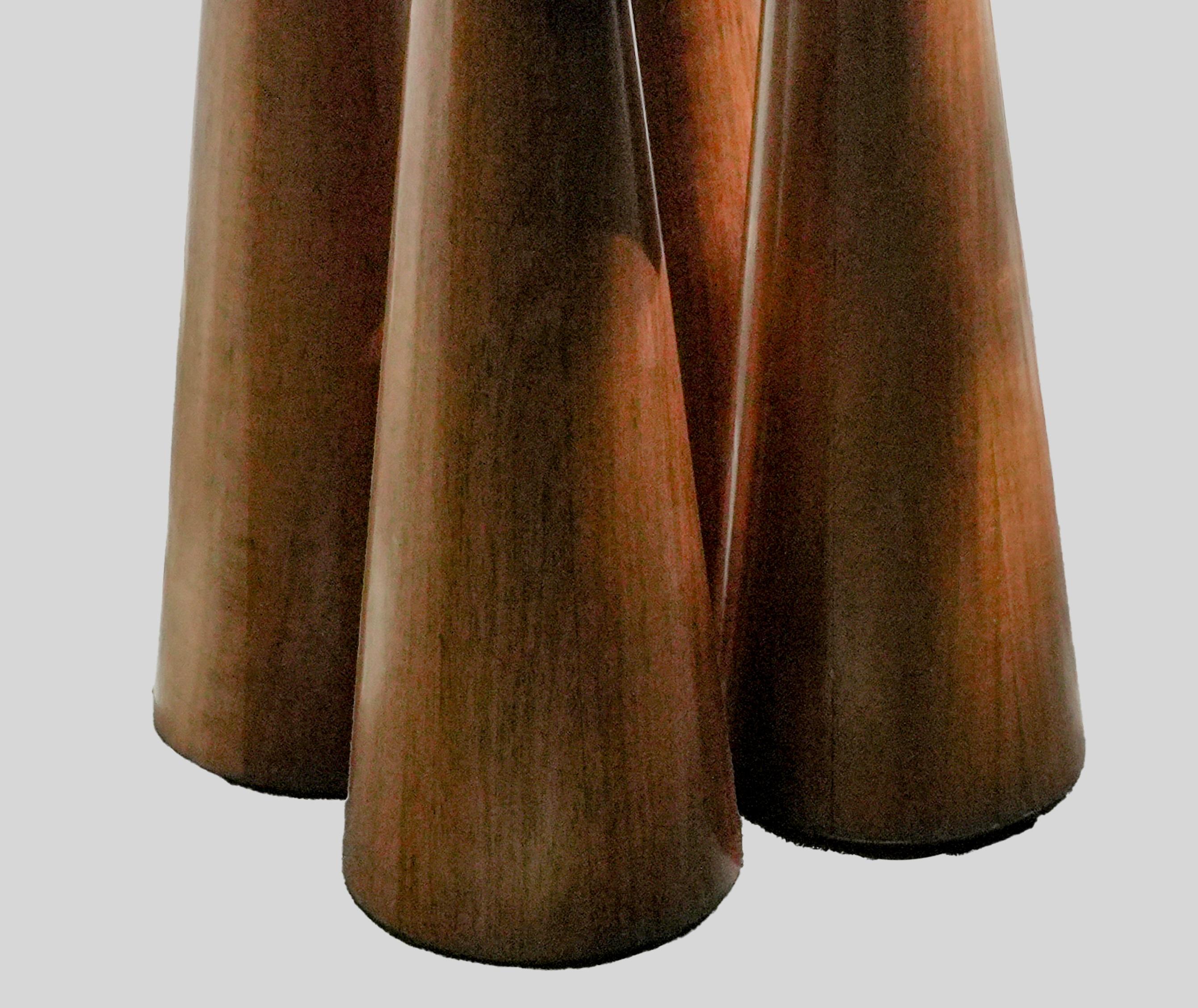 Other Tzalam Side Table in Chechen Wood & Glass by Alina Rotzinger For Sale