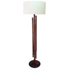 Tzalam Standing Floor Lamp with Marble Base