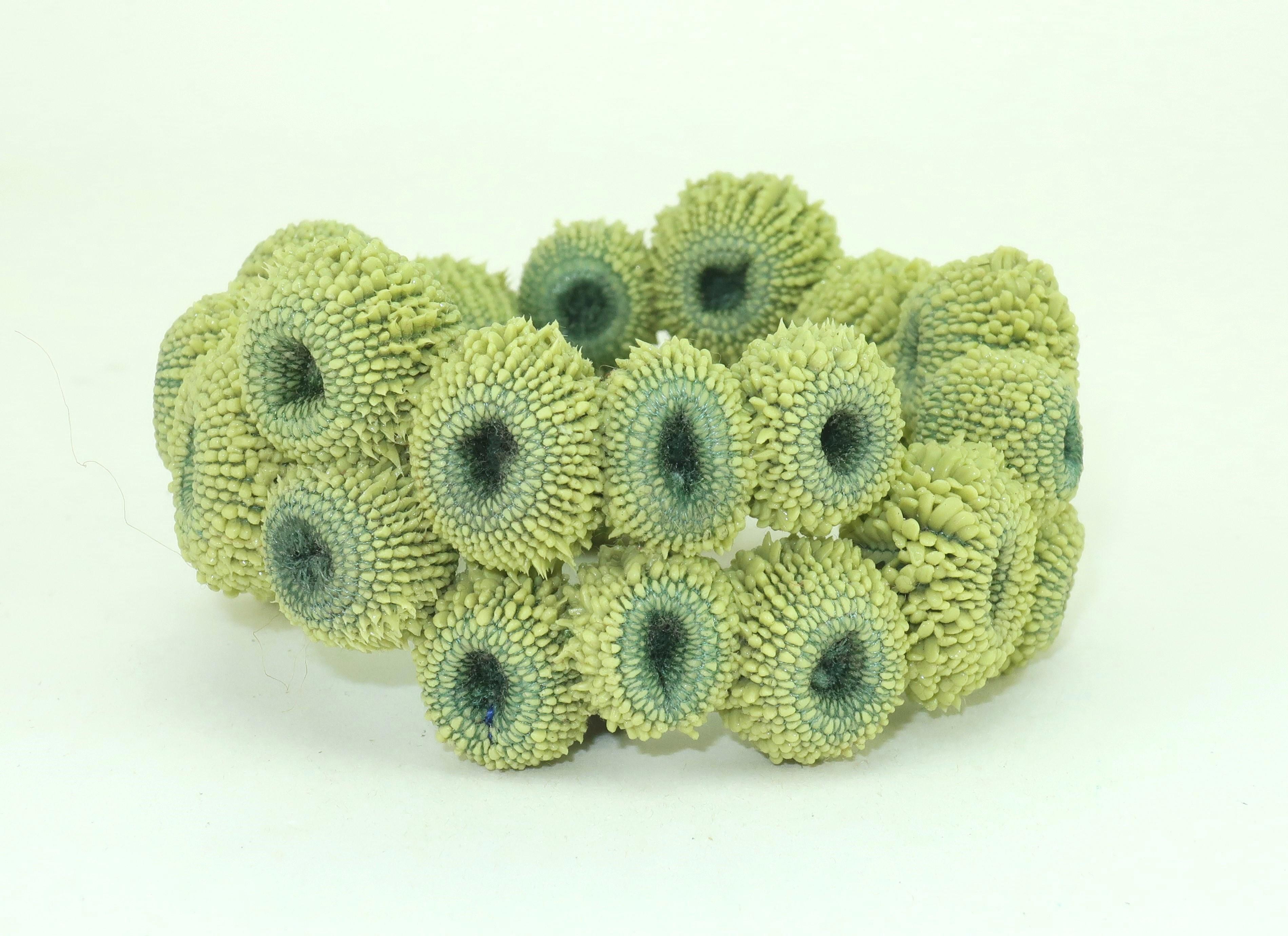 Contemporary TZURI GUETA Paris Silicone ‘Oroya’ Wrap Bracelet For Sale