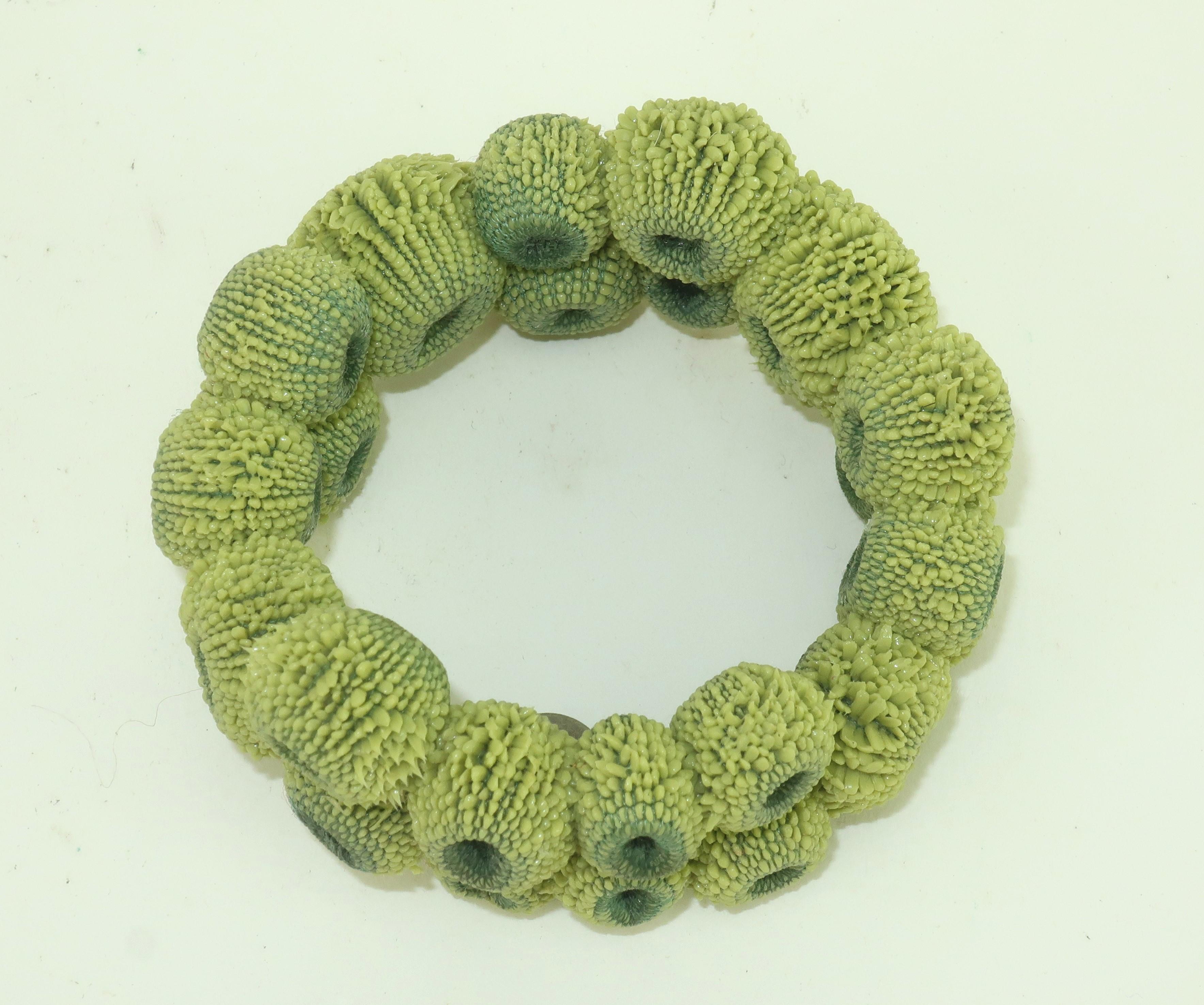 TZURI GUETA Paris Silicone ‘Oroya’ Wrap Bracelet In Good Condition For Sale In Atlanta, GA