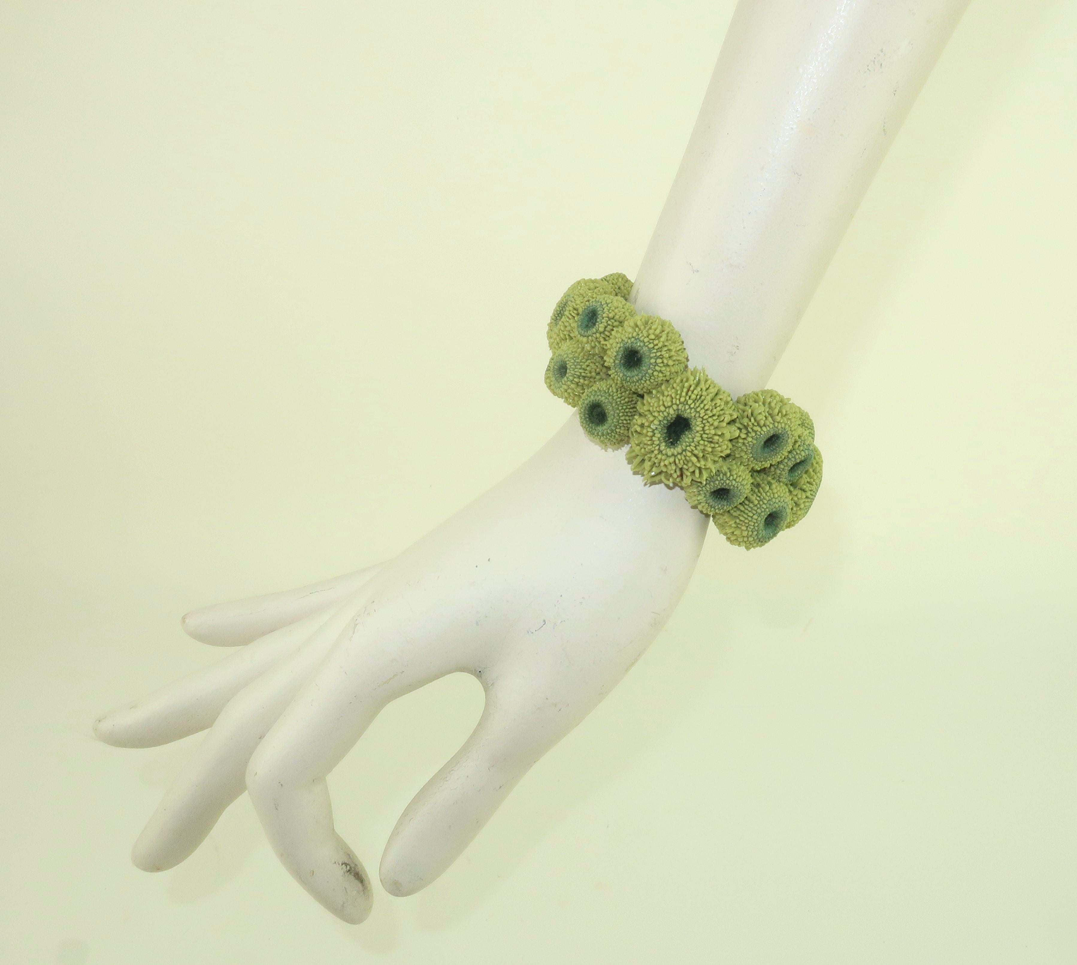 TZURI GUETA Paris Silicone ‘Oroya’ Wrap Bracelet For Sale 4