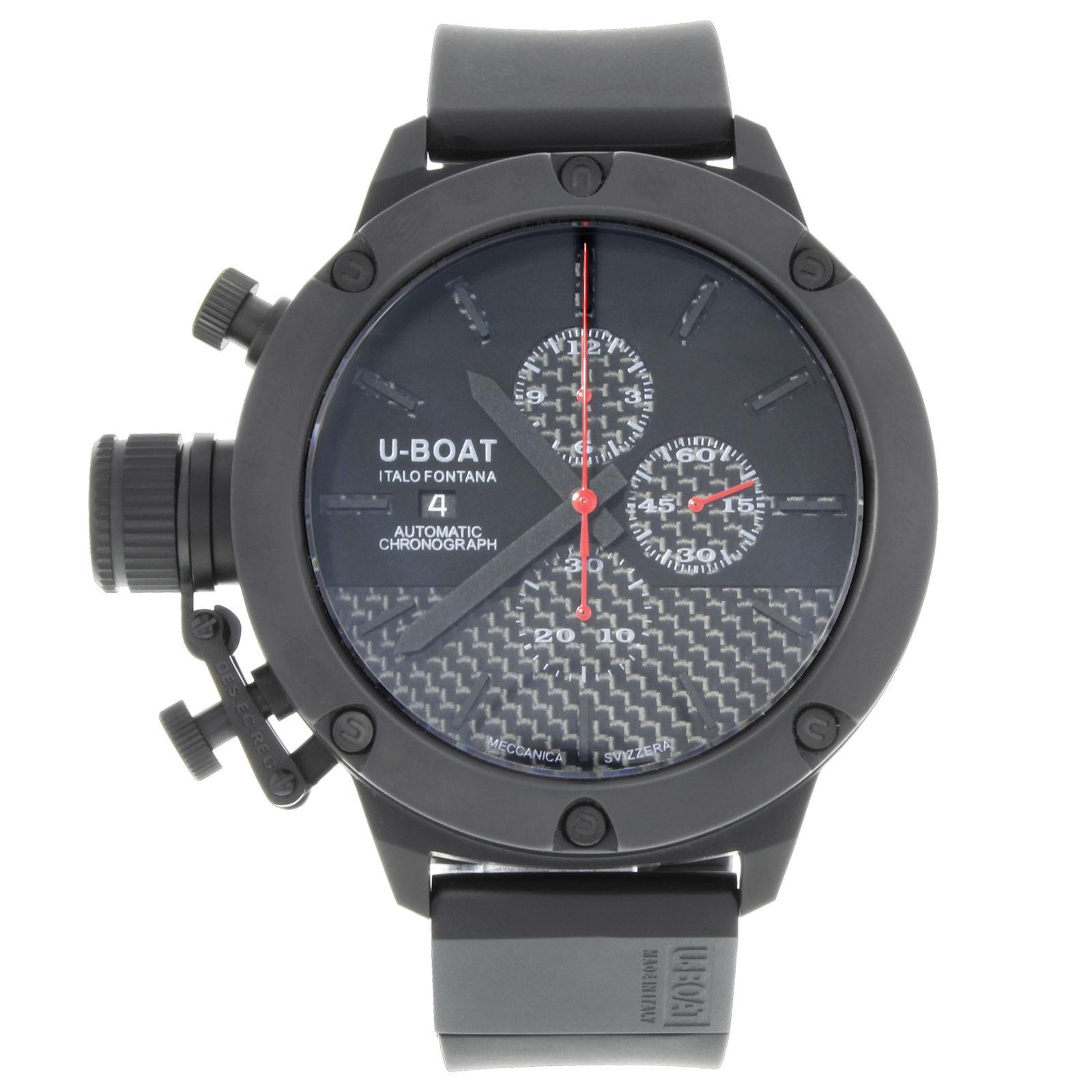 U-Boat 6549 Classico 53 Titanium Black Dial Chronograph Automatic Men’s Watch