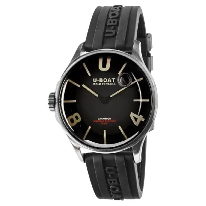 U-Boat Capsoil Darkmoon Quartz Black Dial Men's Watch 9018 For Sale