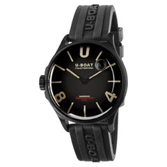 U-Boat Capsoil Dunkelmoon Quarz Schwarzes Zifferblatt Unisex-Uhr 9019