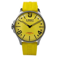 Orologio U-Boat Capsoil Darkmoon Yellow SS al quarzo, edizione limitata, 8964
