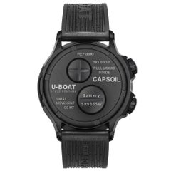 U-Boat Capsoil Doppiotempo Quartz Black Dial Men's Watch 8840