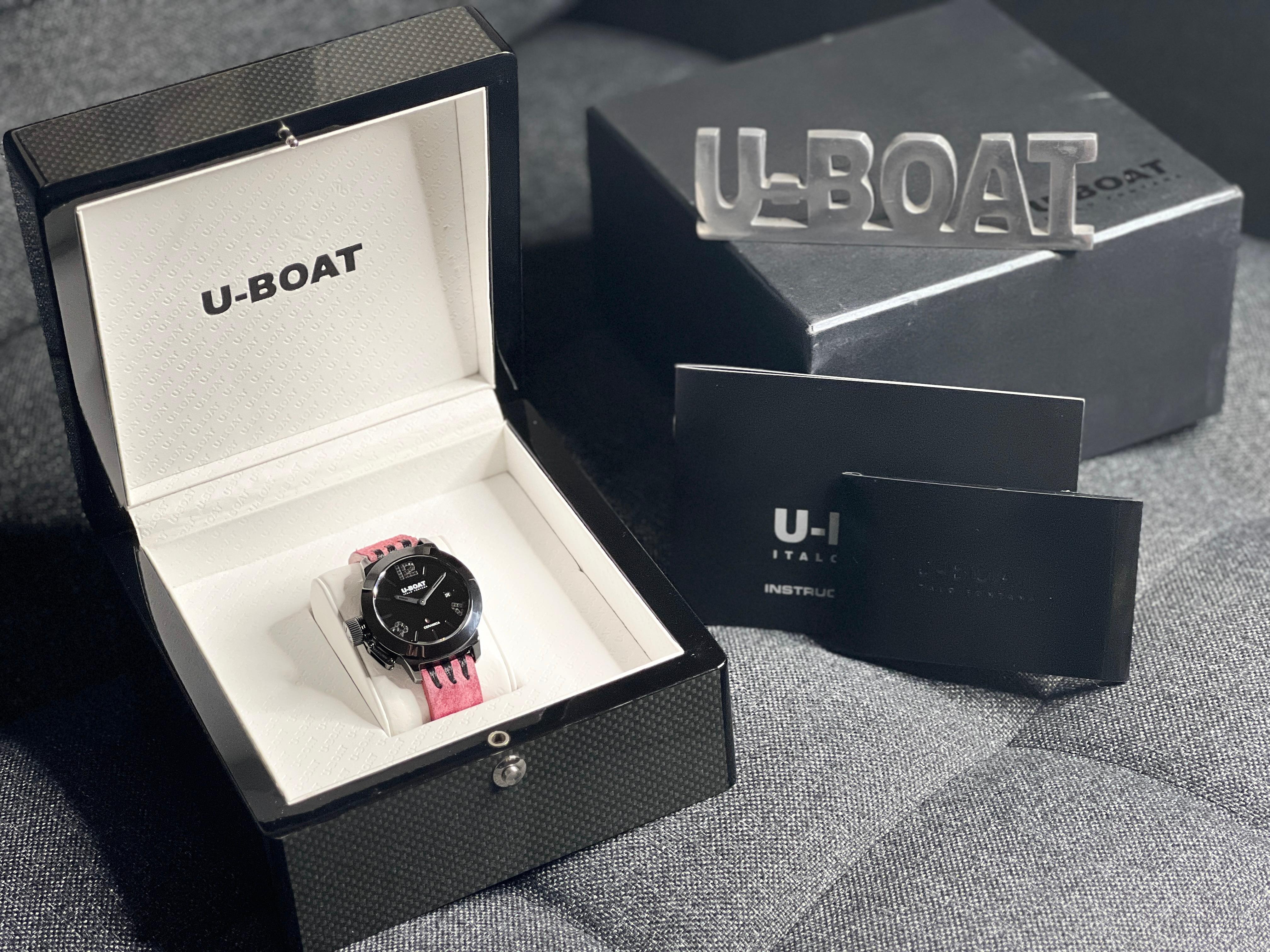 Montre-bracelet automatique en céramique U-Boat de 42 mm Unisexe en vente