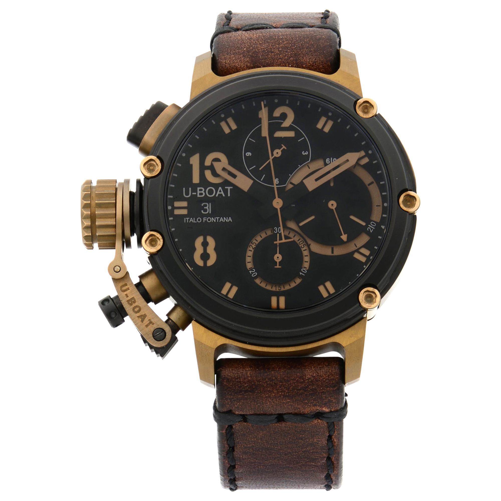 U-Boat Chimera B&B LTD Edition PVD Steel Bronze Black Dial Men's Watch 8015