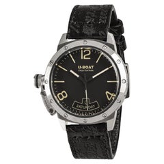 Montre U-Boat Classico 40mm Automatic Black Dial Vintage Screws Bezel 8890