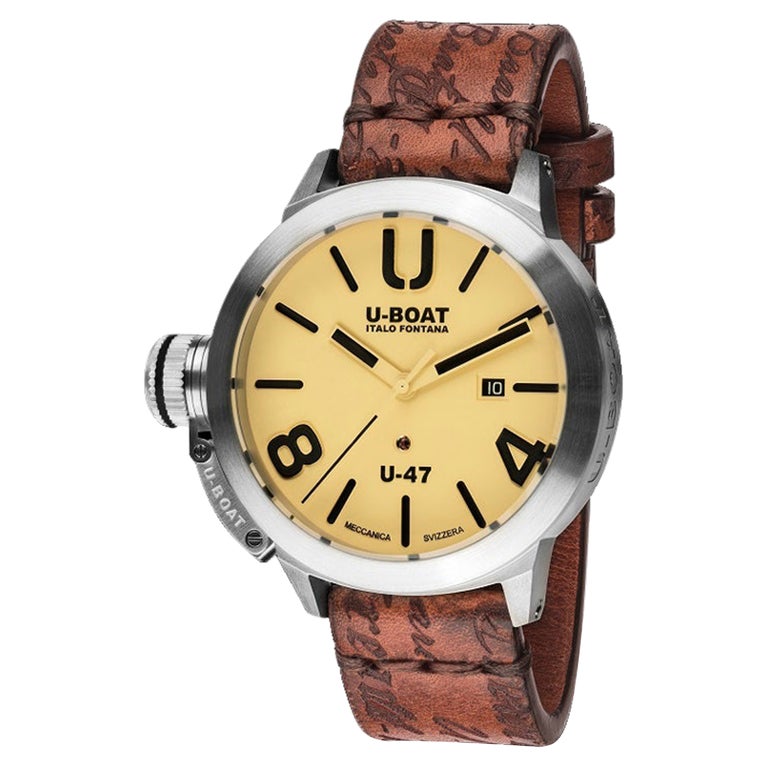 UBoat Classico U47 Steel Men's Watch 8106 For Sale at 1stDibs u boat u47 watch