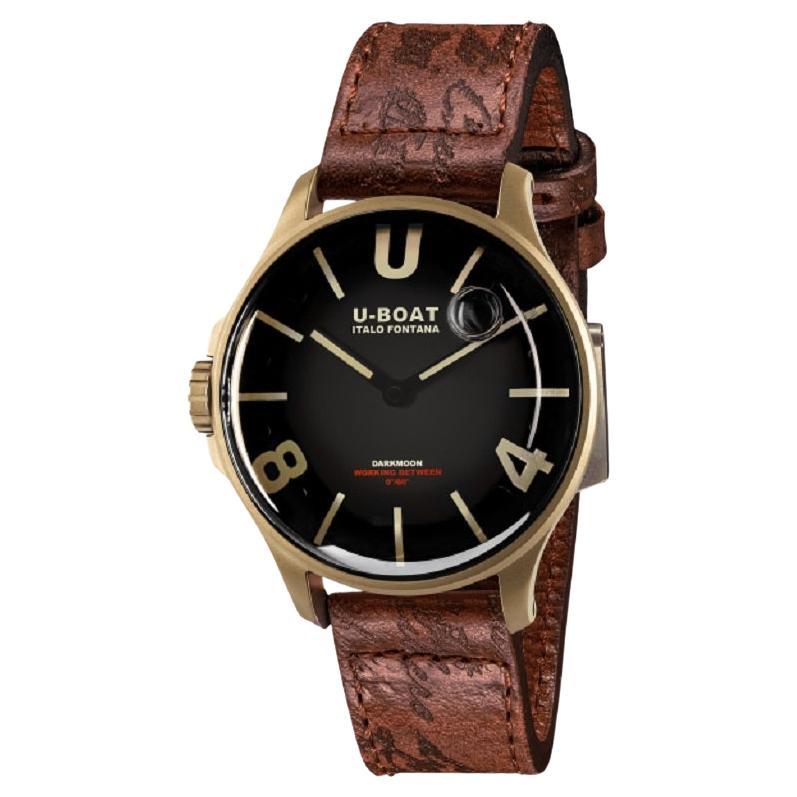 U-Boat Darkmoon Quartz Black Dial Men's Watch 9304 For Sale