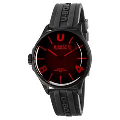 U-Boat Darkmoon Orologio da uomo al quarzo con quadrante rosso 9306