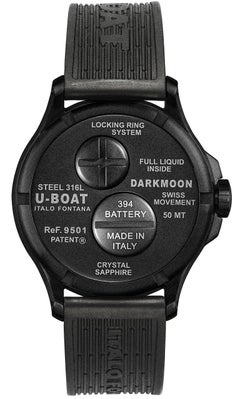 U-Boat Darkmoon Quartz Red Dial Men's Watch 9501
