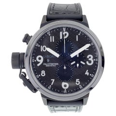 U-Boat Flightdeck Men's Automatic Chronograph Watch with Carbon Dial 7750/50mm