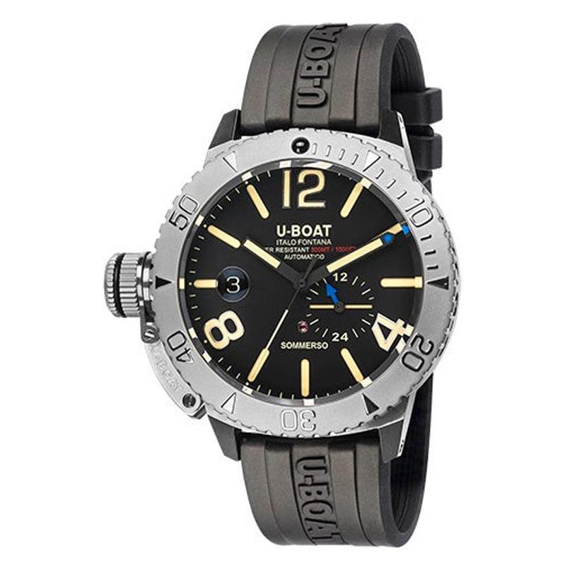 U-Boat Sommersoa Rubber Strap Men's Watch 9007/A For Sale