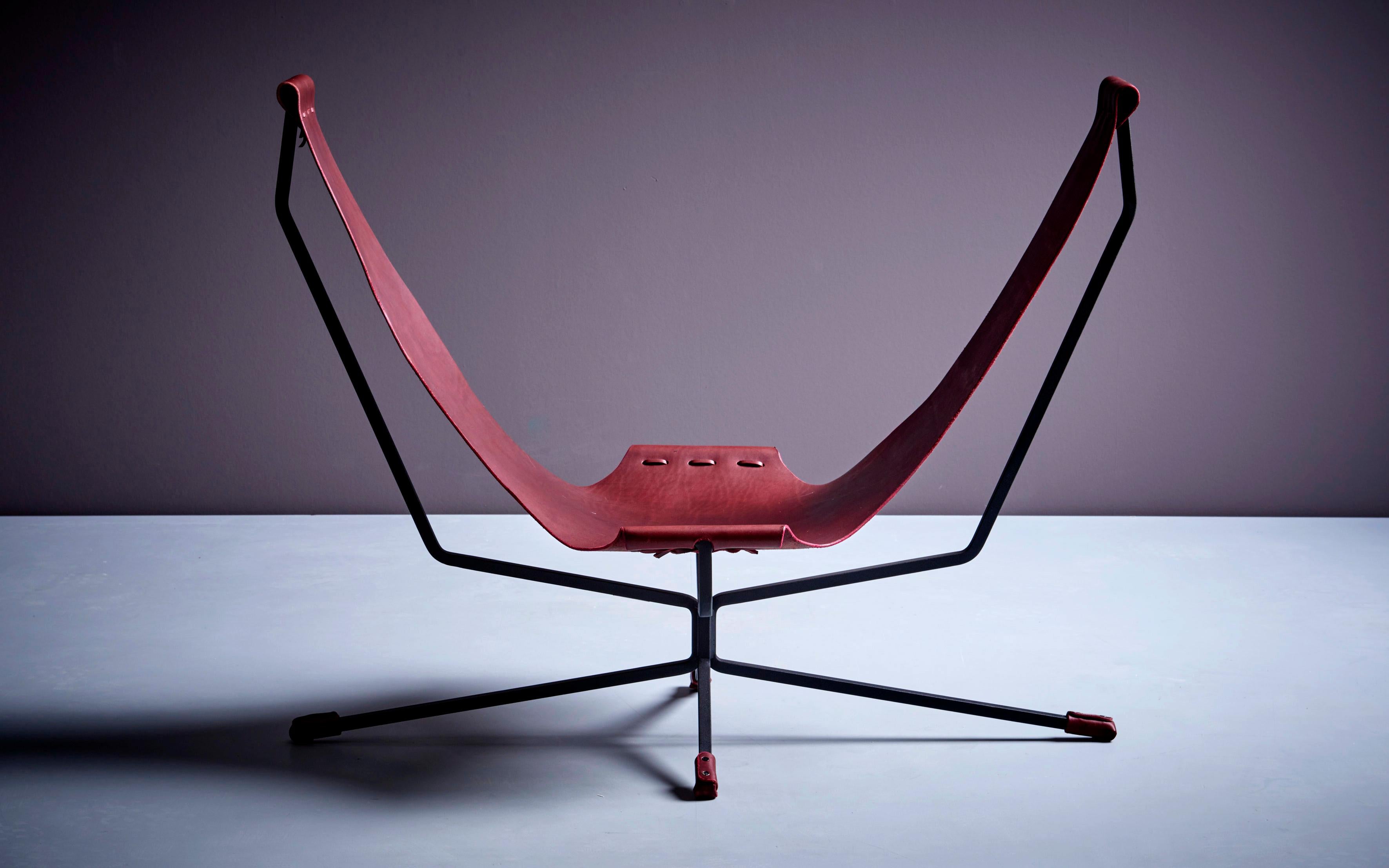 Contemporary U Chair or Reading and Lounge Chair by Dan Wenger For Sale