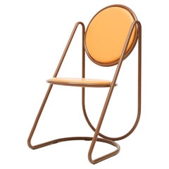 U-Disk Chair, Brown & Orange