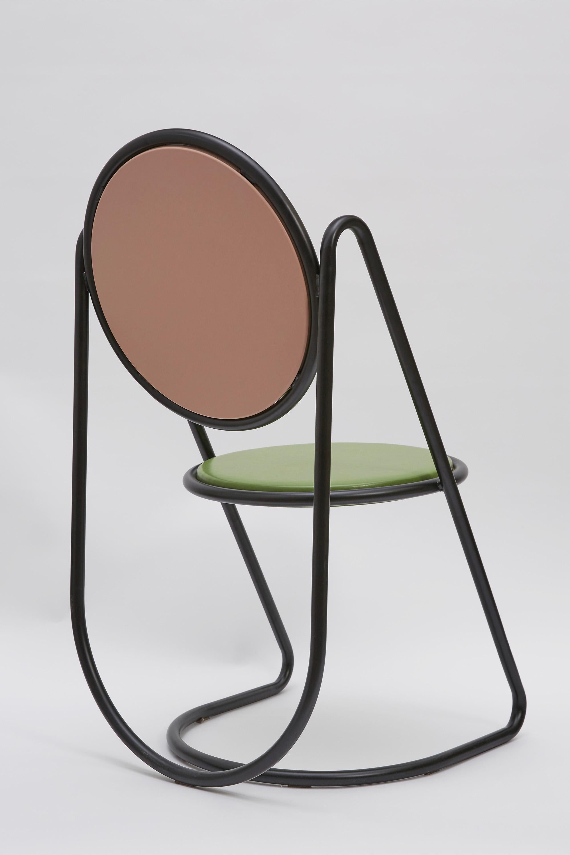 Other U-Disk Chair, Pink & Green For Sale