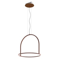 U-Light Modern Italian LED Ring Pendant with Arch by Axolight, Small