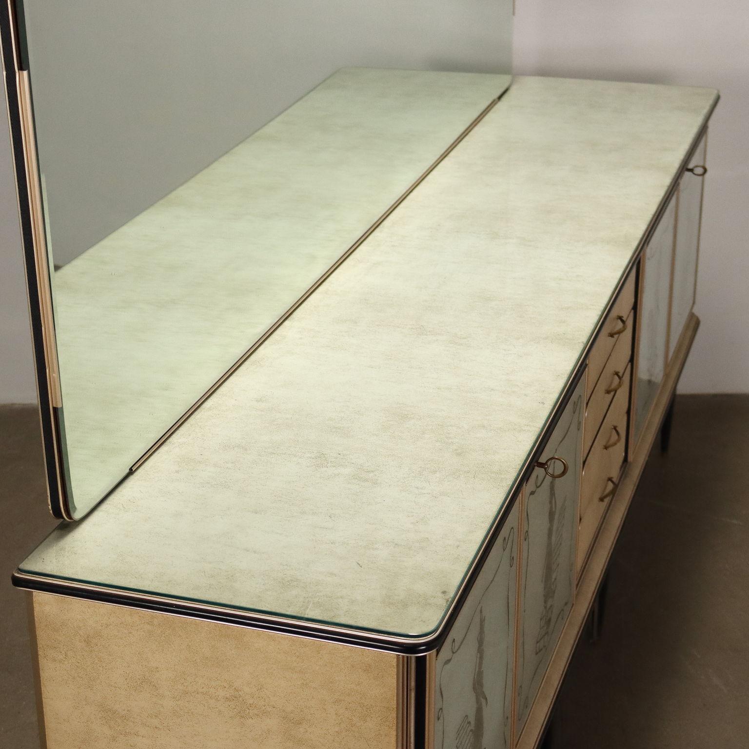 U. Mascagni Cabinet Wood Italia, anni '50-'60 in vendita 6