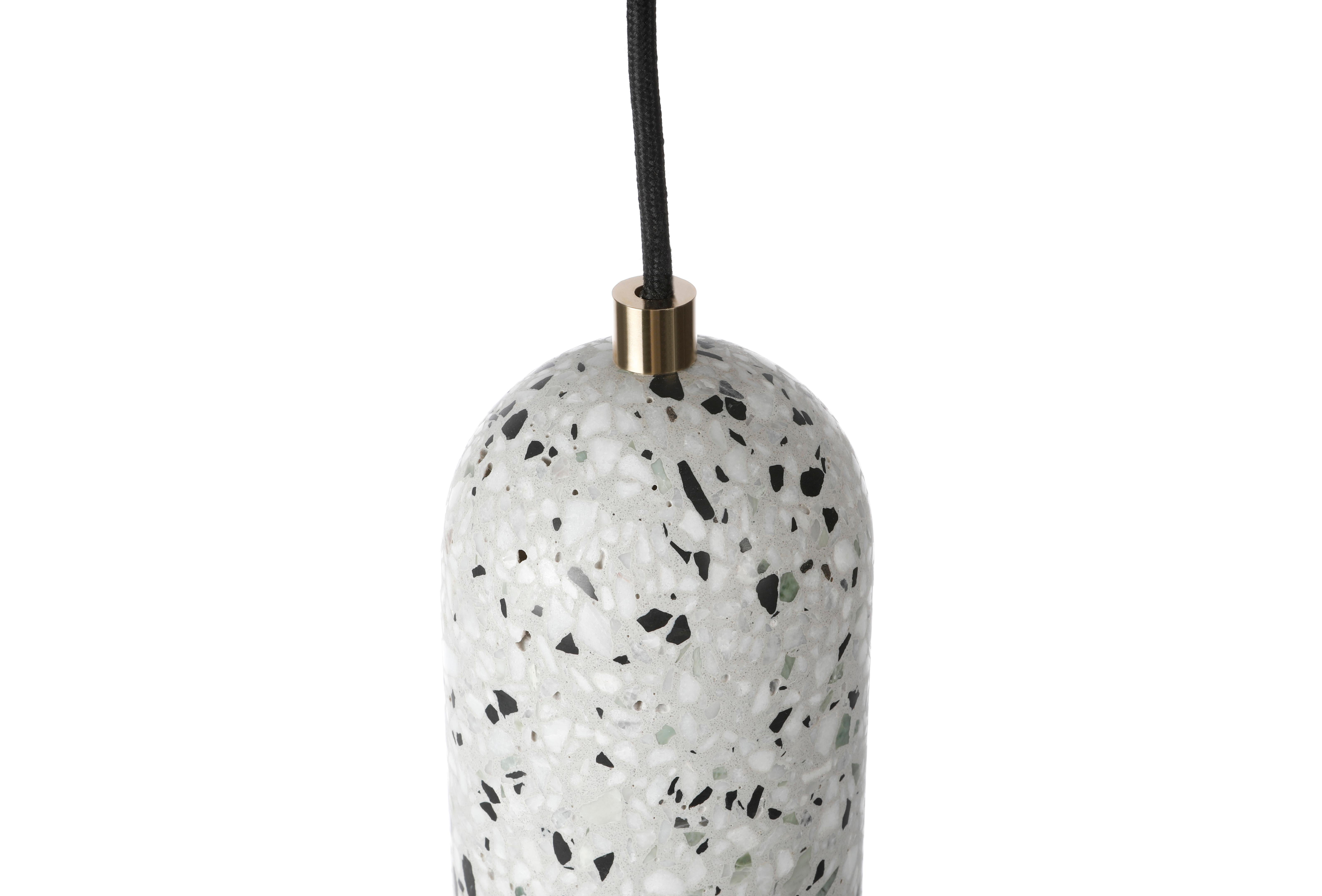 Lampada a sospensione 'U' in terrazzo rosso di Bentu Design In condizioni Nuovo in vendita a Paris, IDF