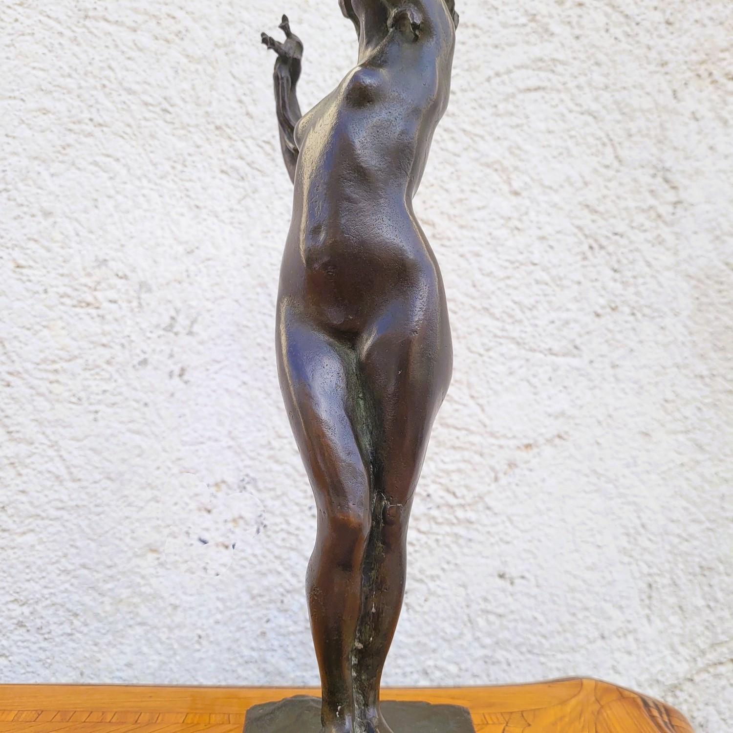 U Rusconi, Medusa, Signed Bronze, Late 19th Early 20th Century For Sale 5