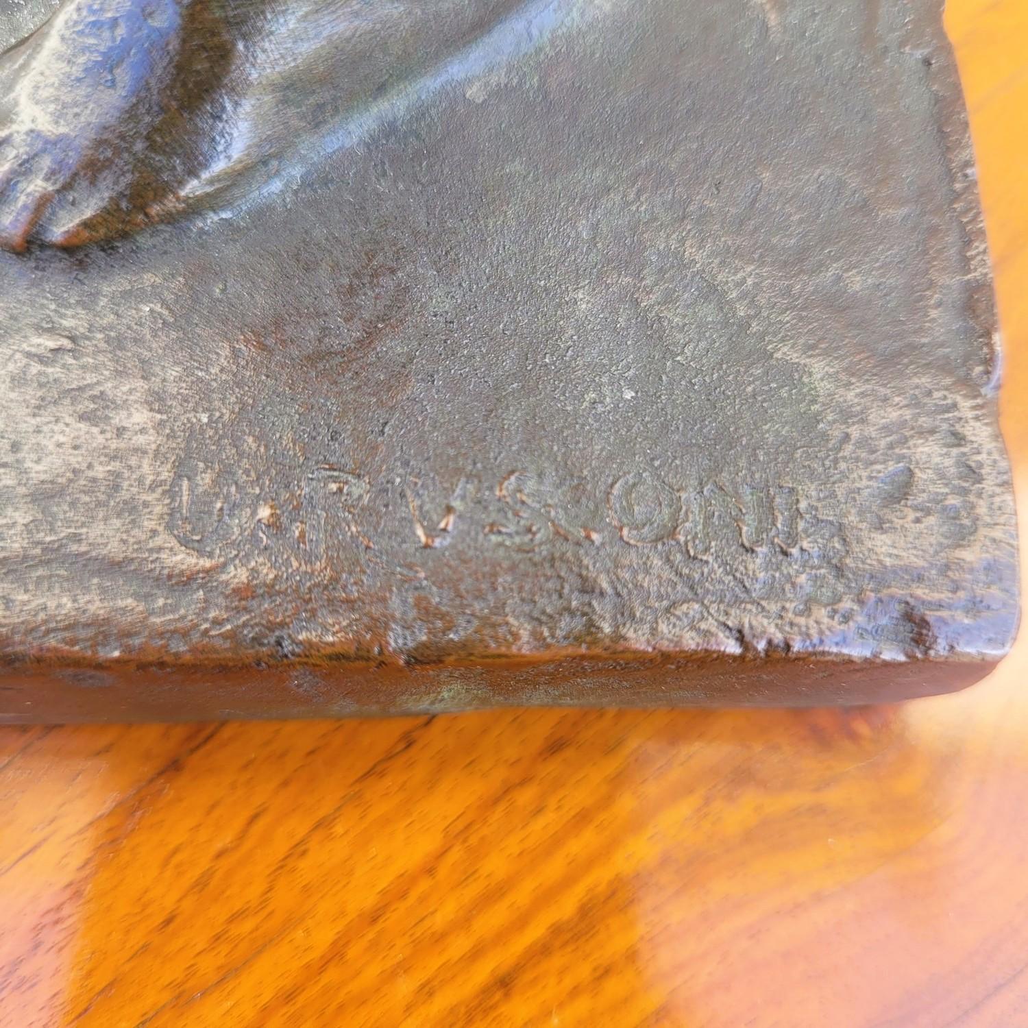 U Rusconi, Medusa, Signed Bronze, Late 19th Early 20th Century For Sale 7