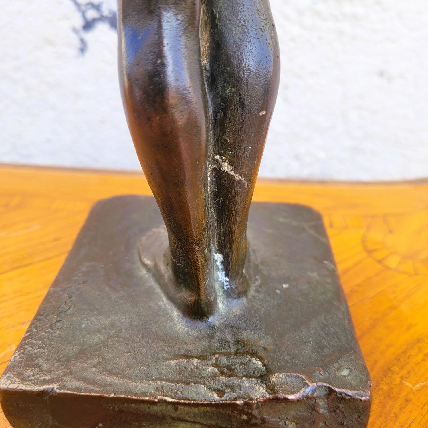 U Rusconi, Medusa, Signed Bronze, Late 19th Early 20th Century For Sale 10