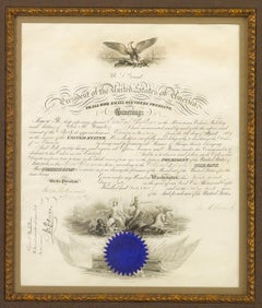 U. S. Grant Presidential Appointment, Signed July 22, 1869