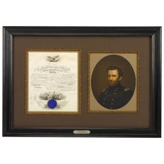 Antique U. S. Grant Presidential Appointment, Signed July 22, 1869