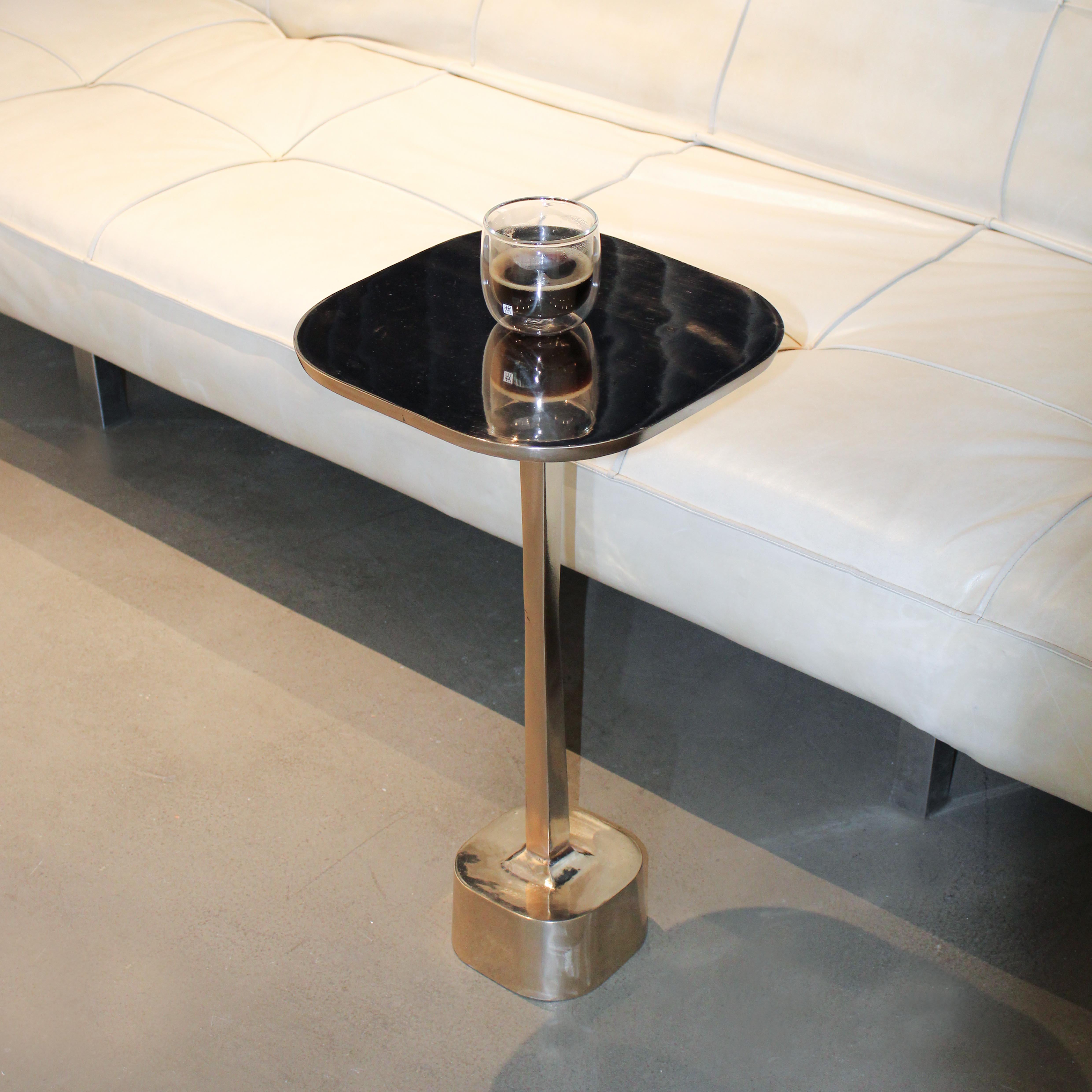 U Table/32 Polished Bronze Finish Cast Bronze Table by Studio Sunt 3