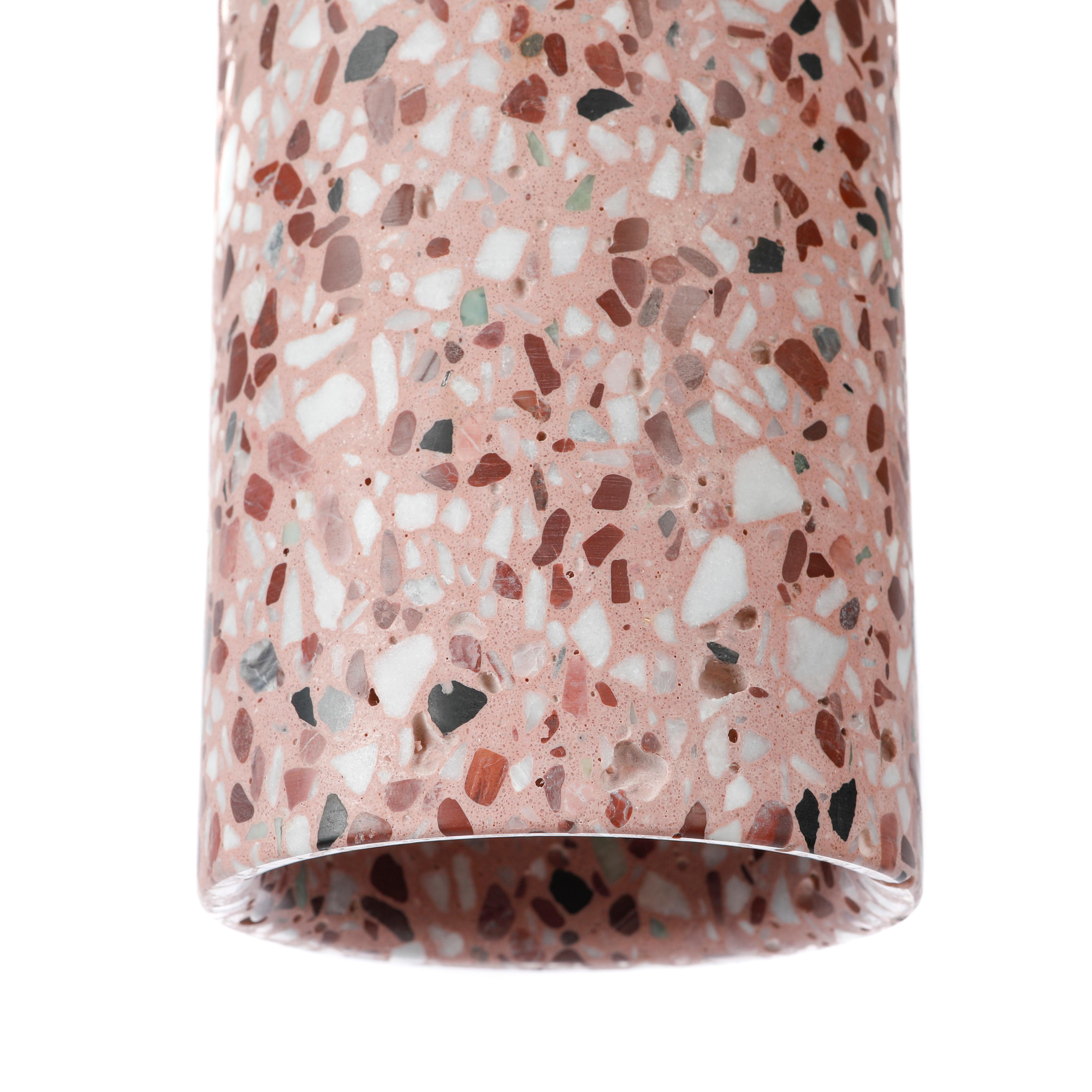Lampada a sospensione 'U' in terrazzo bianco di Bentu Design in vendita 3