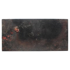 U2 Japanese Antiques Wajima Lacquer craftsman's workstand, Abstract Painting