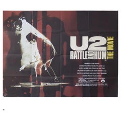 Vintage U2: Rattle and Hum, Unframed Poster, 1988