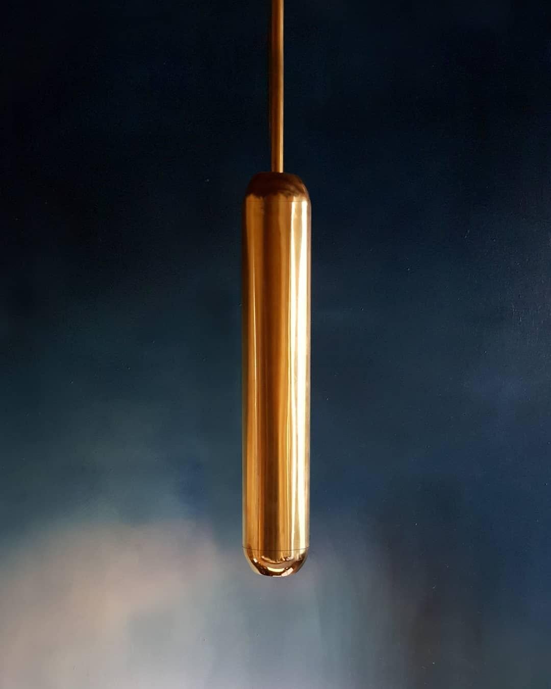 U2 Sculptural Black Brass Suspension Pendant Lamp by Jan Garncarek For Sale 4
