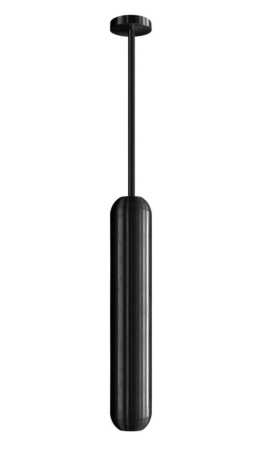 Contemporary U2 Sculptural Brass Suspension Pendant Lamp by Jan Garncarek For Sale