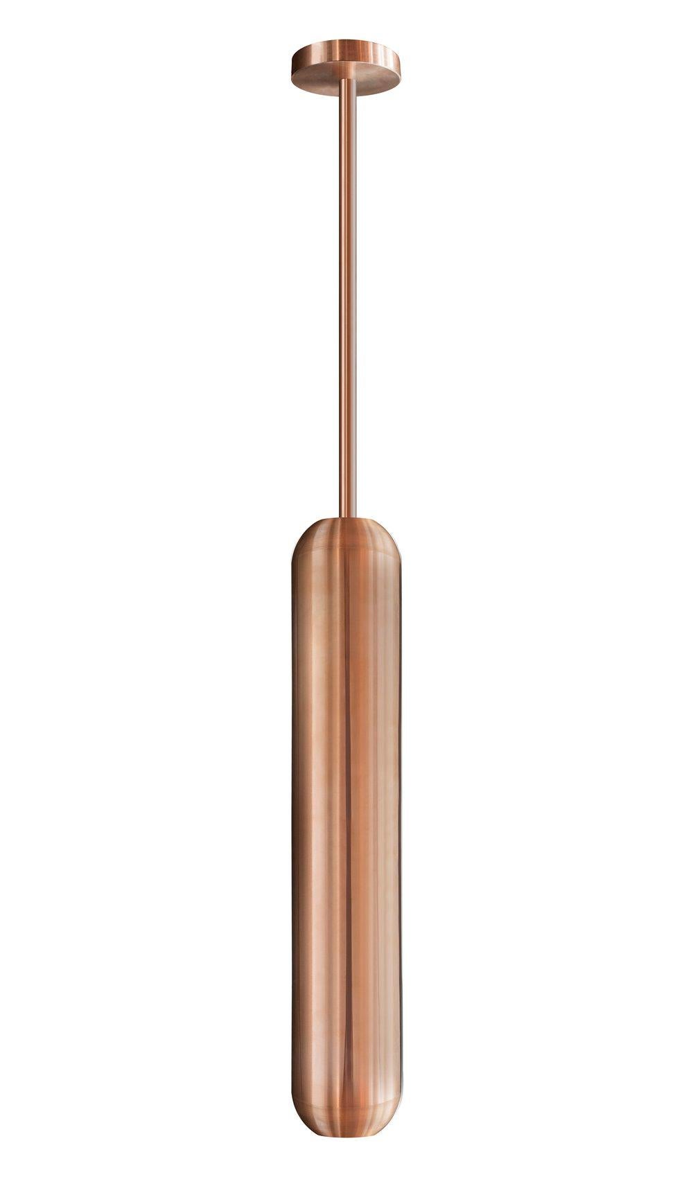 U2 Sculptural Brass Suspension Pendant Lamp by Jan Garncarek For Sale 1
