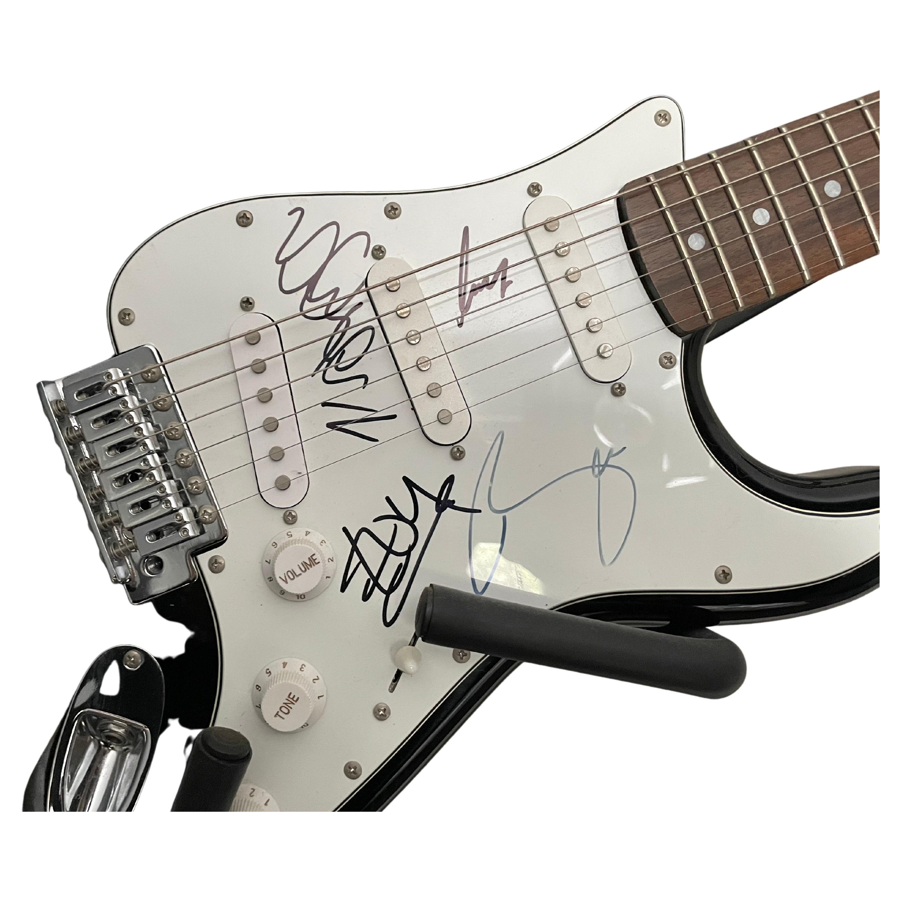 U2 Signed Guitar with Photo Provenance For Sale