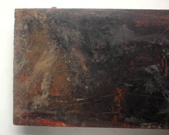 U3 Japanese Antiques Lacquer craftsman's workstand, Abstract Painting
