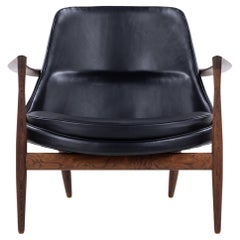 Rare fauteuil de salon Elizabeth en bois de rose brésilien par Ib Kofod-Larsen