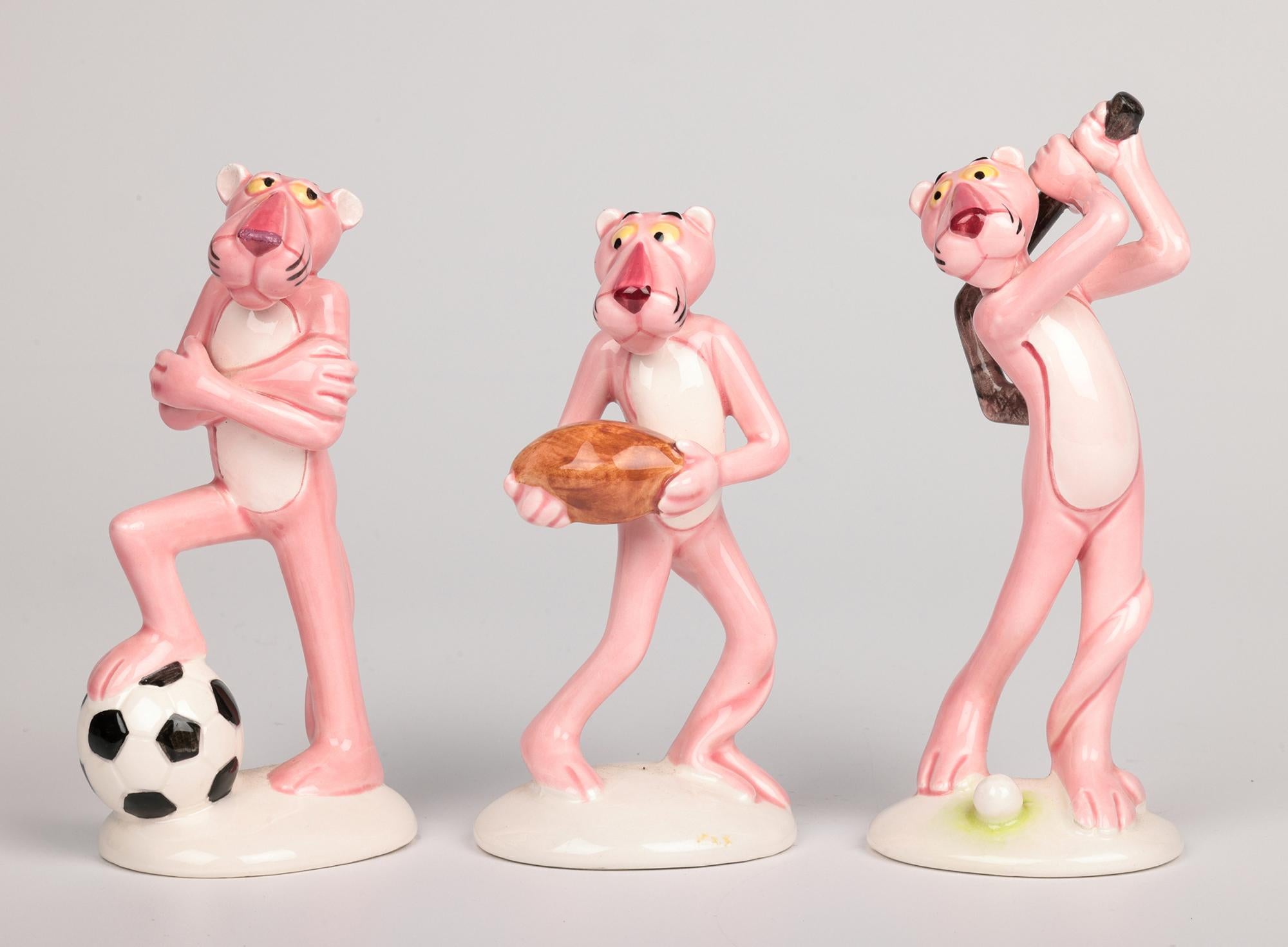 UAC Geoffrey Cinco Figuras Deportivas Vintage Pantera Rosa en venta 2