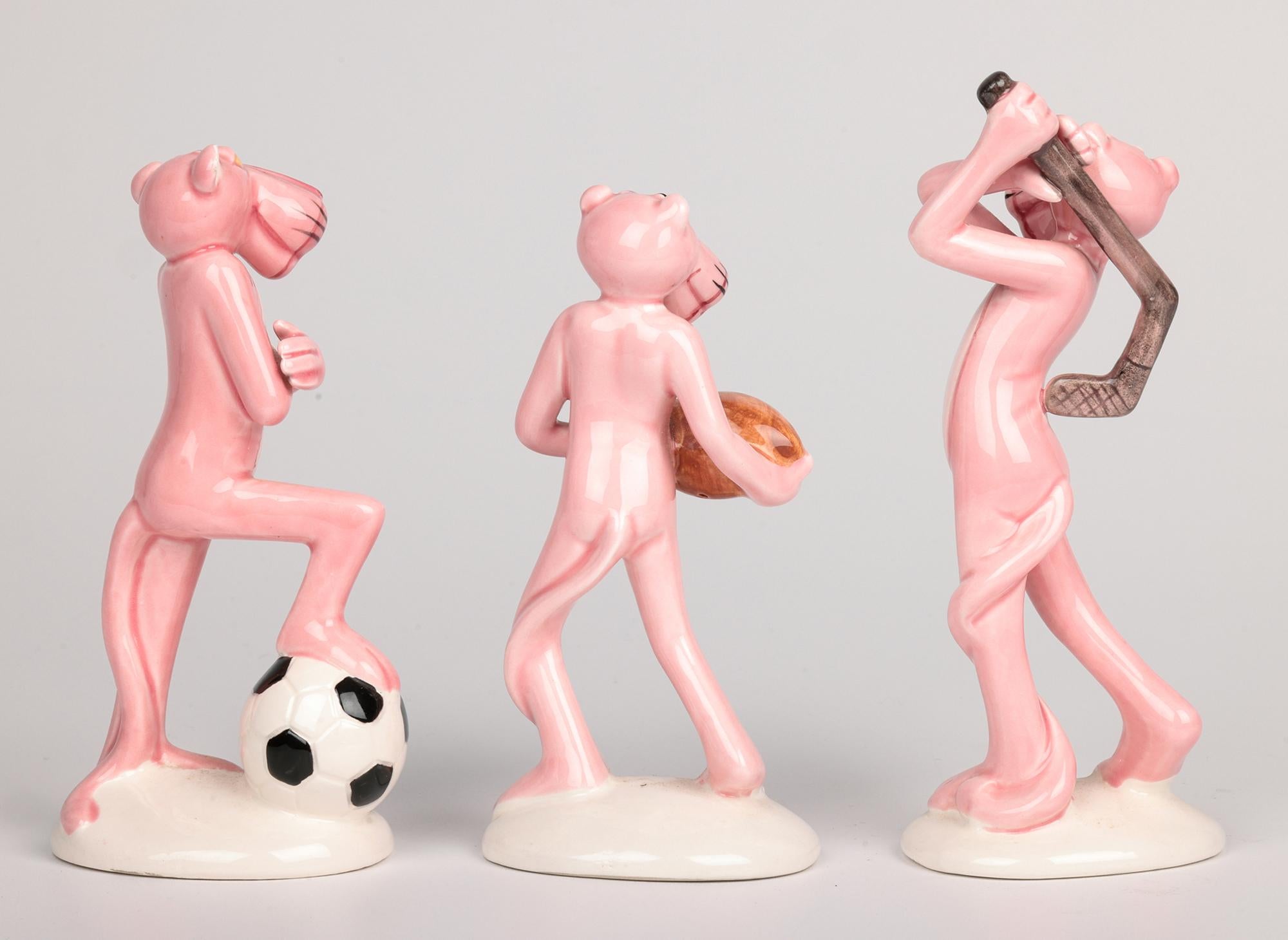 UAC Geoffrey Cinco Figuras Deportivas Vintage Pantera Rosa en venta 7
